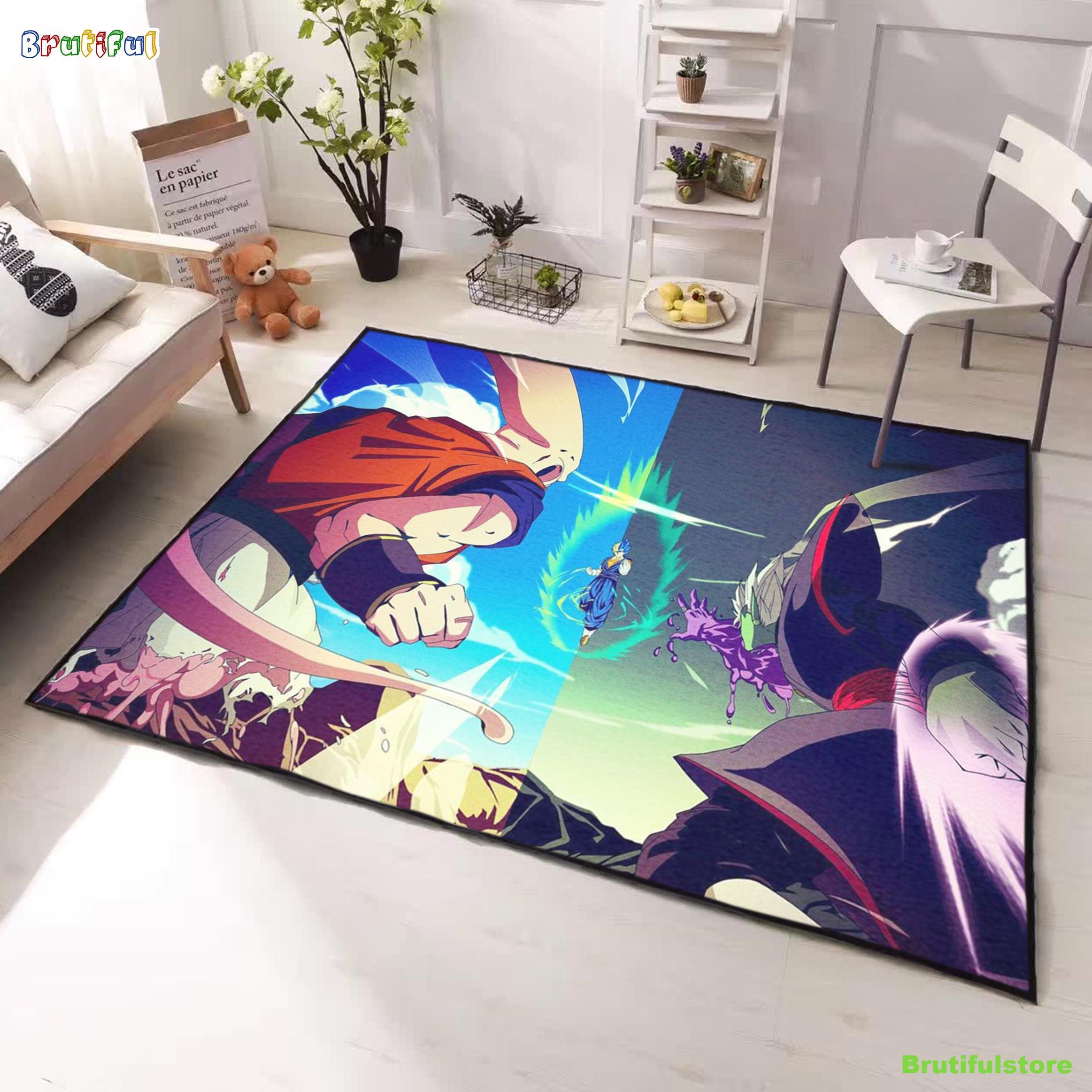Vegito Vs Super Buu Zamasu Rug Carpet
