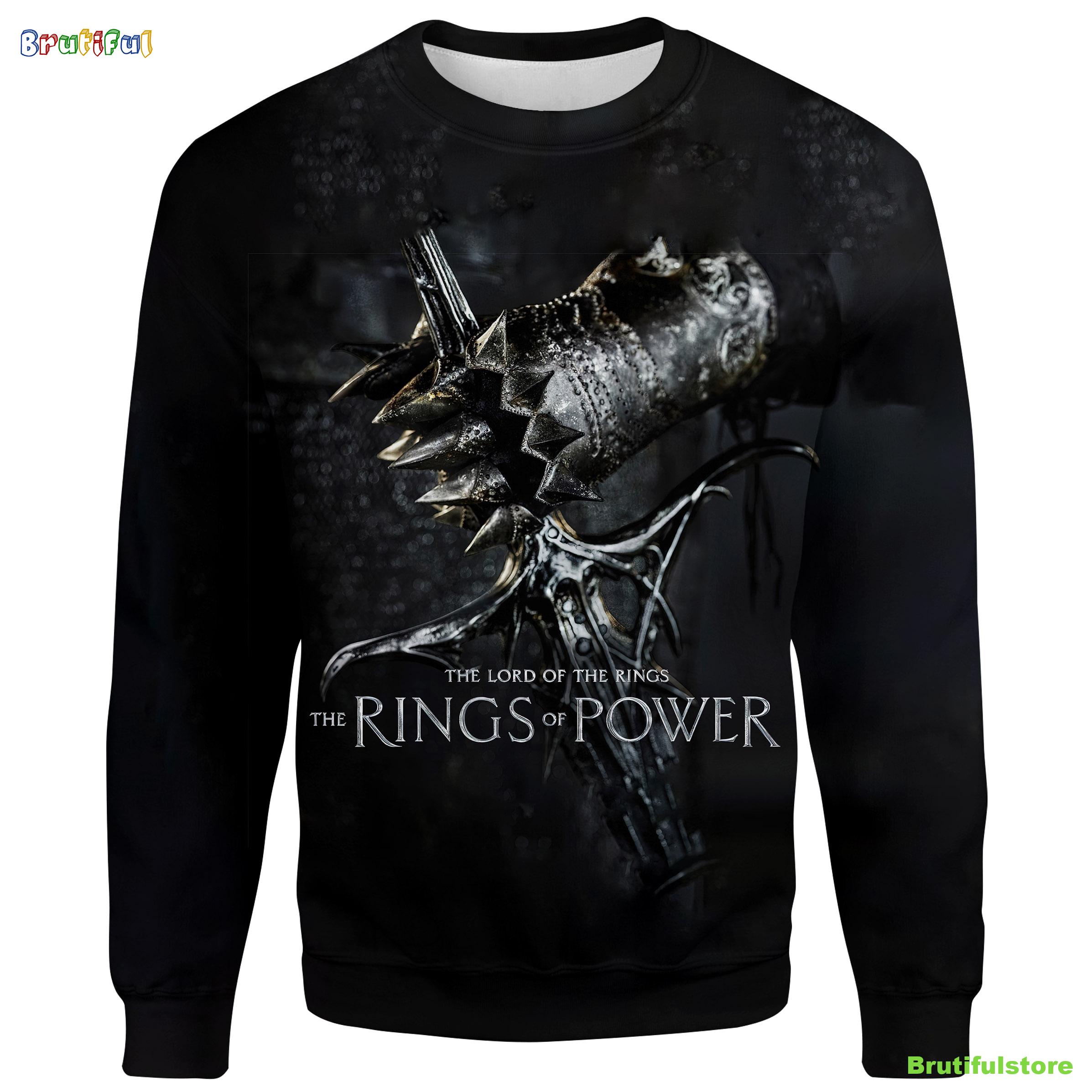 LOTR The Rings Of Power Poster Dark Lord Sauron All Over Print Shirt
