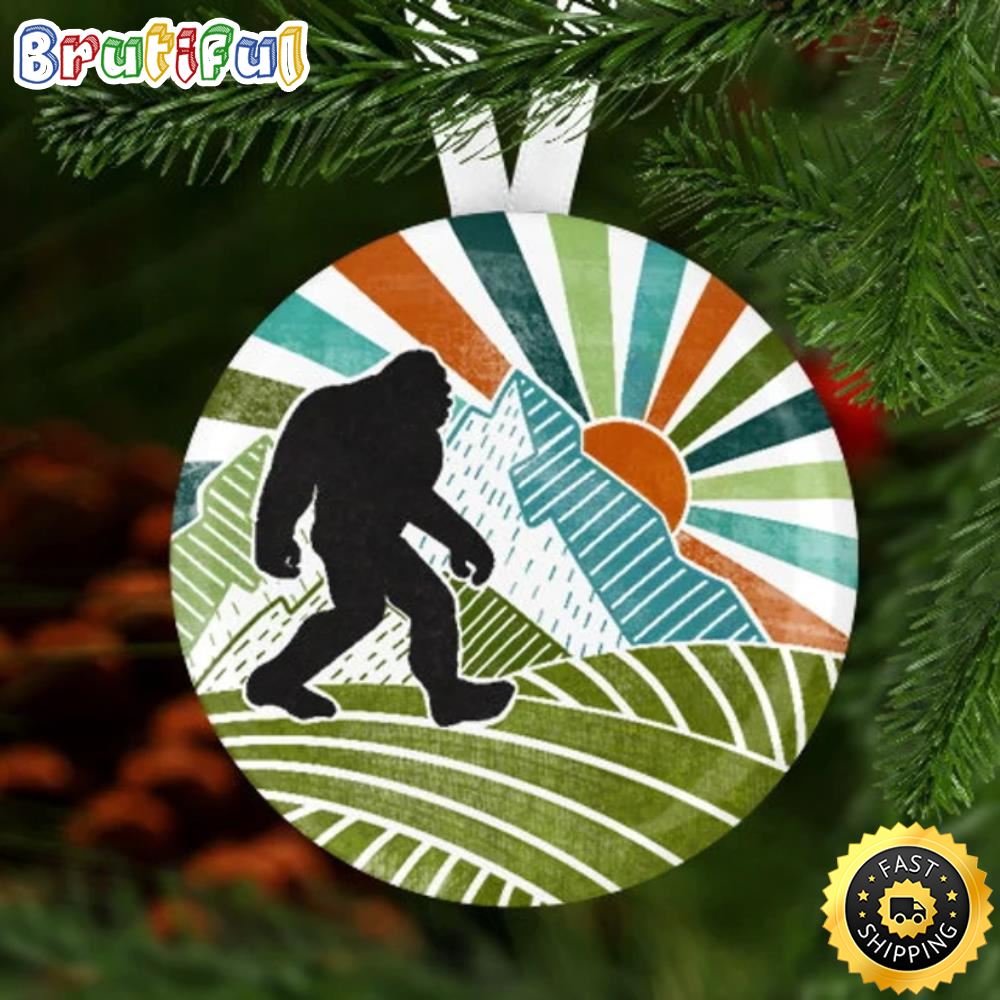 Bigfoot Gift Sasquash Christmas Hallmark Bigfoot Ornament