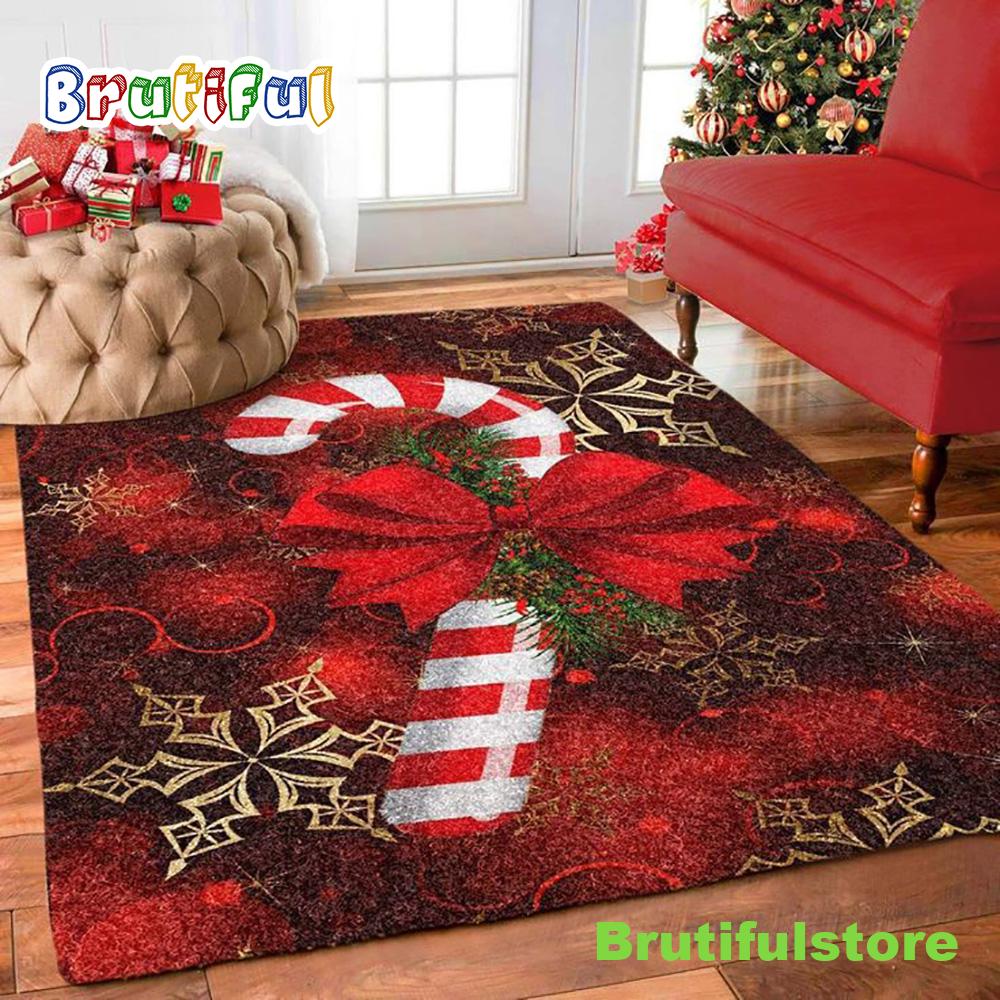 Candy Cane Rug in 2022 Christmas Area Rug Carpet