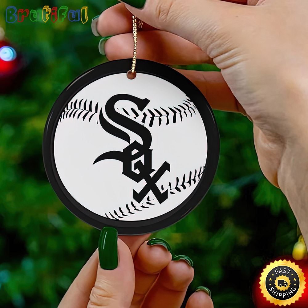 Chicago White Sox Christmas 2022 NFL Football Ornament