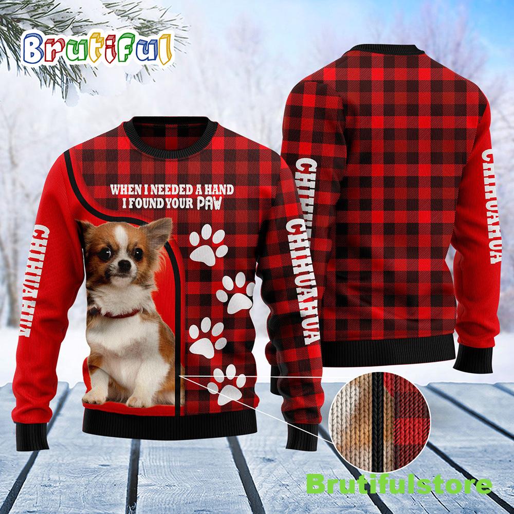 Chihuahua PawUgly Christmas Sweater - Christmas Sweater For Petlovers