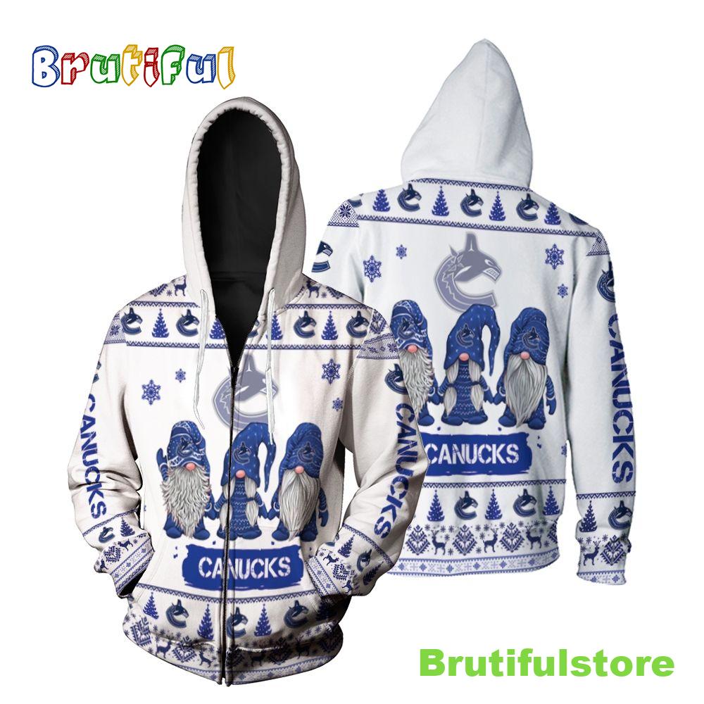 Christmas Gnomes Vancouver Canucks Ugly Sweatshirt Christmas 3d All Over Print Shirt