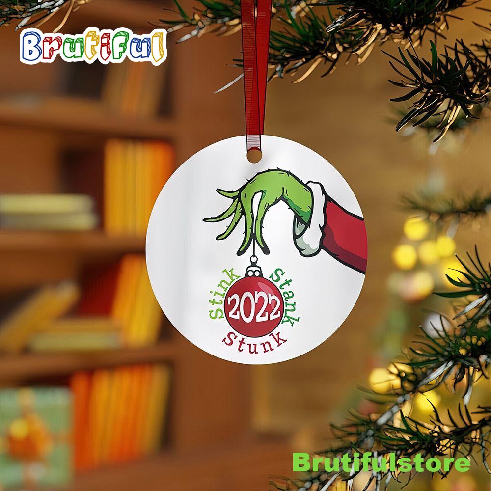 Christmas Grinch Stink Stank Stunk 2022 Grinch Tree Ornament 1