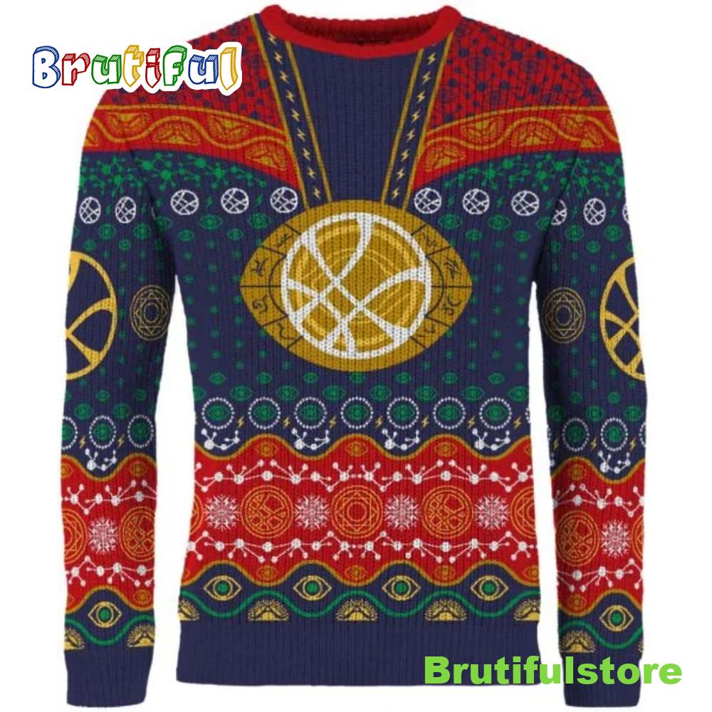 Doctor Strange In The Multiverse Of Merriment Christmas Sweater