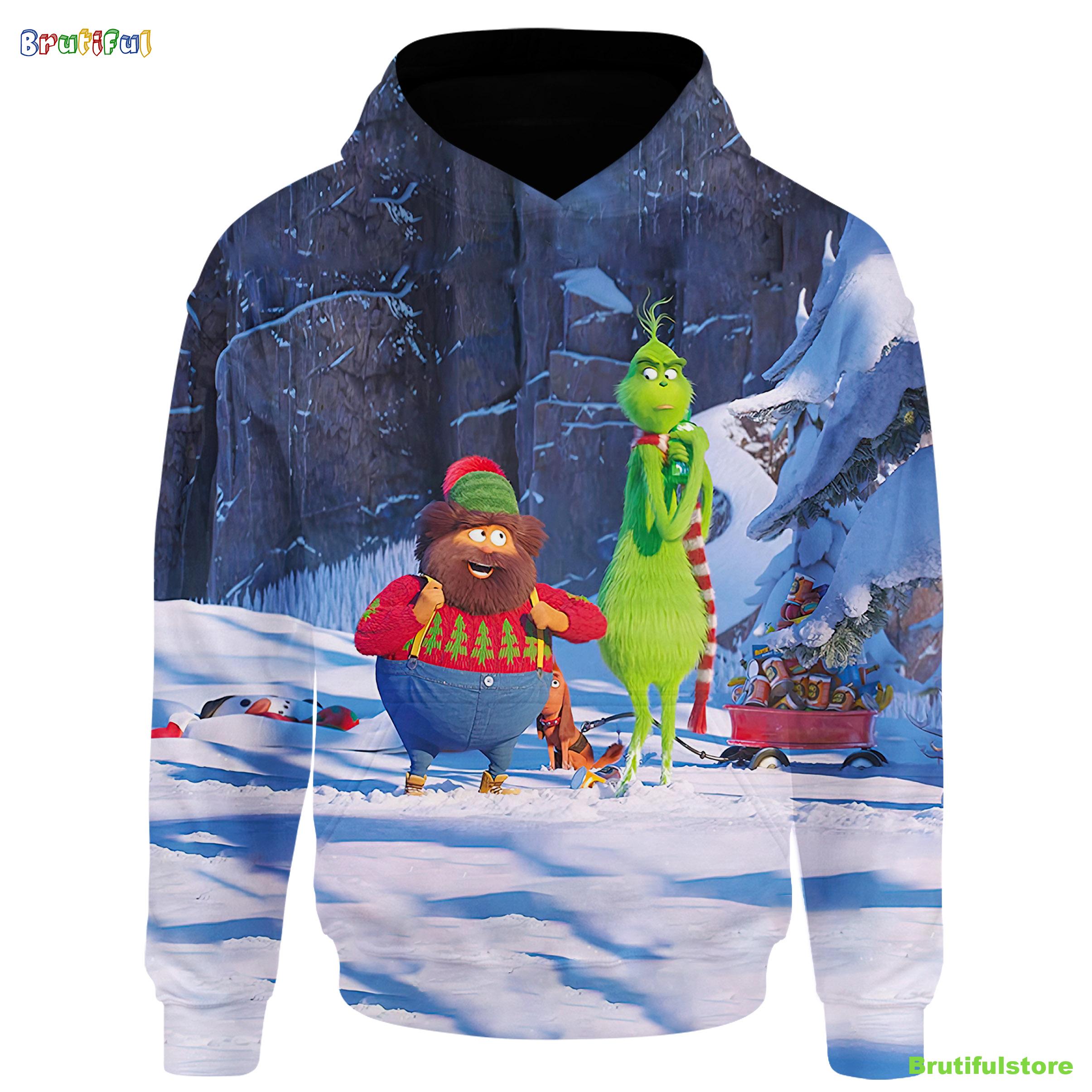 Dr. Seuss How The Grinch Stole Christmas All Over Print Shirt