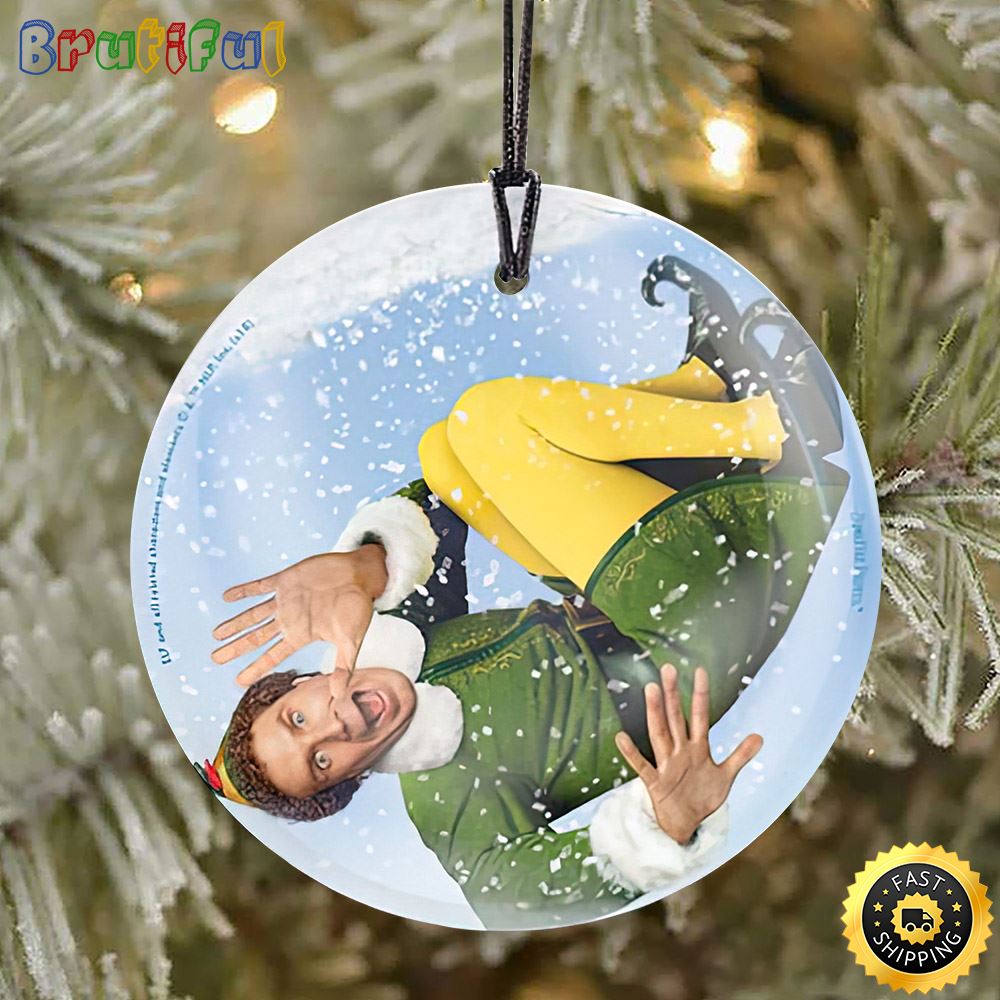 Elf Snowglobe Christmas Ornaments