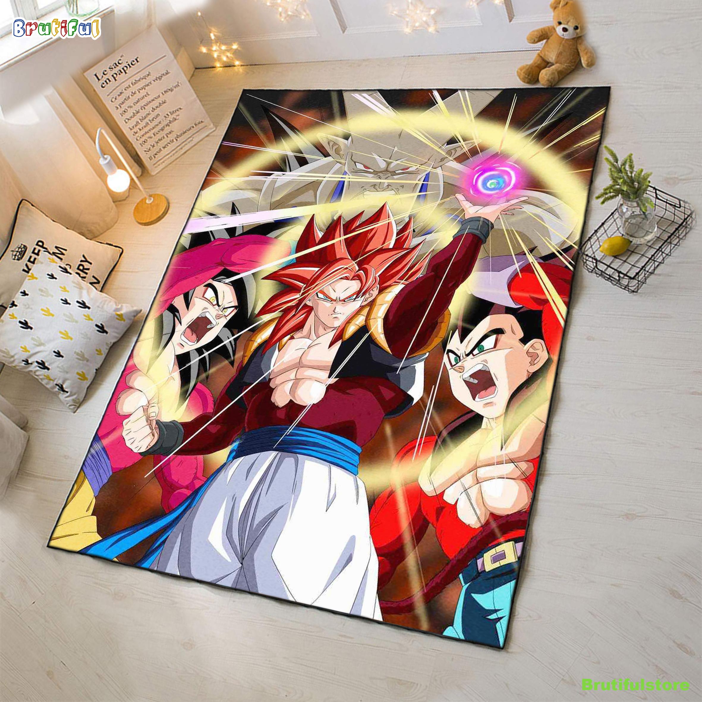 Gogeta Super Saiyan 4 Rug Carpet