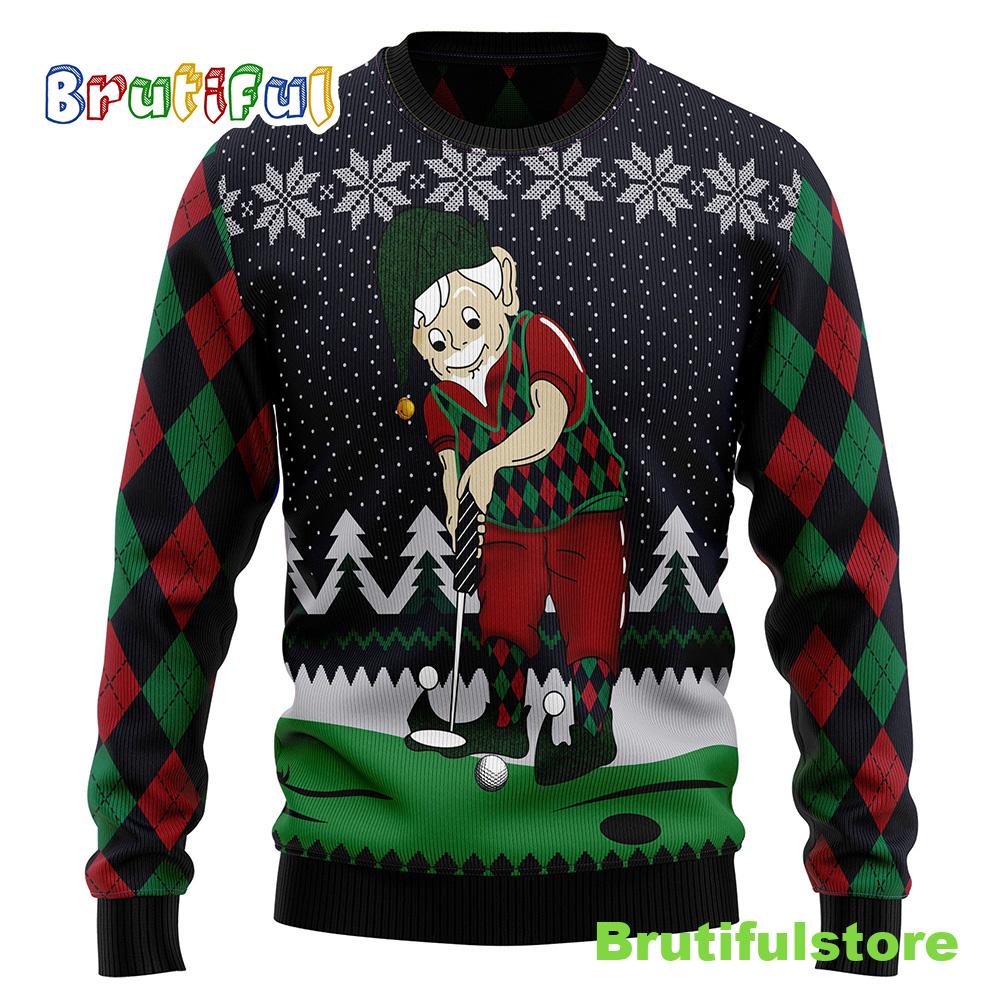 Golf Lover Ugly Christmas Sweater Unisex Sweater Christmas Outfit