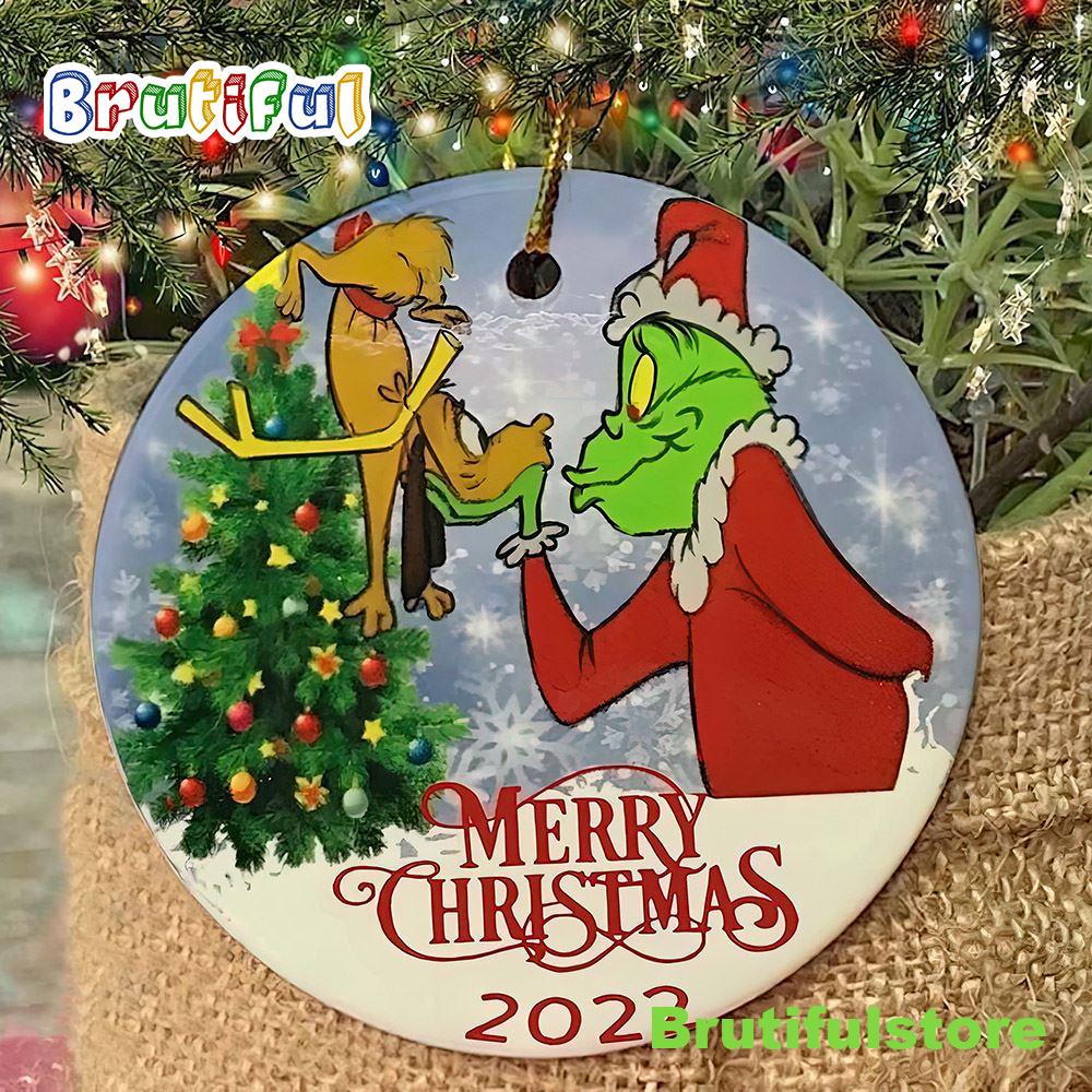 Grinch Merry Christmas 2022 Grinch Christmas Tree Ornament 1