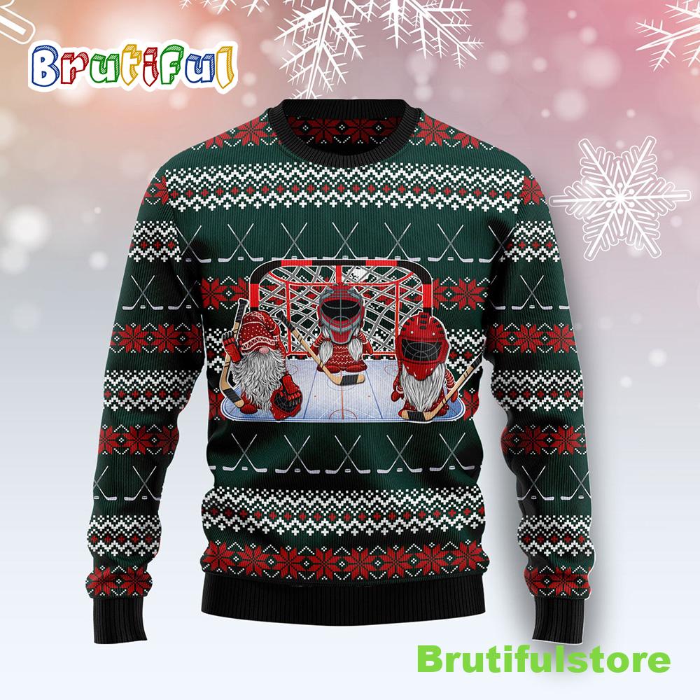 Hockey Gomies Ugly Christmas Sweater Christmas Outfits Gift
