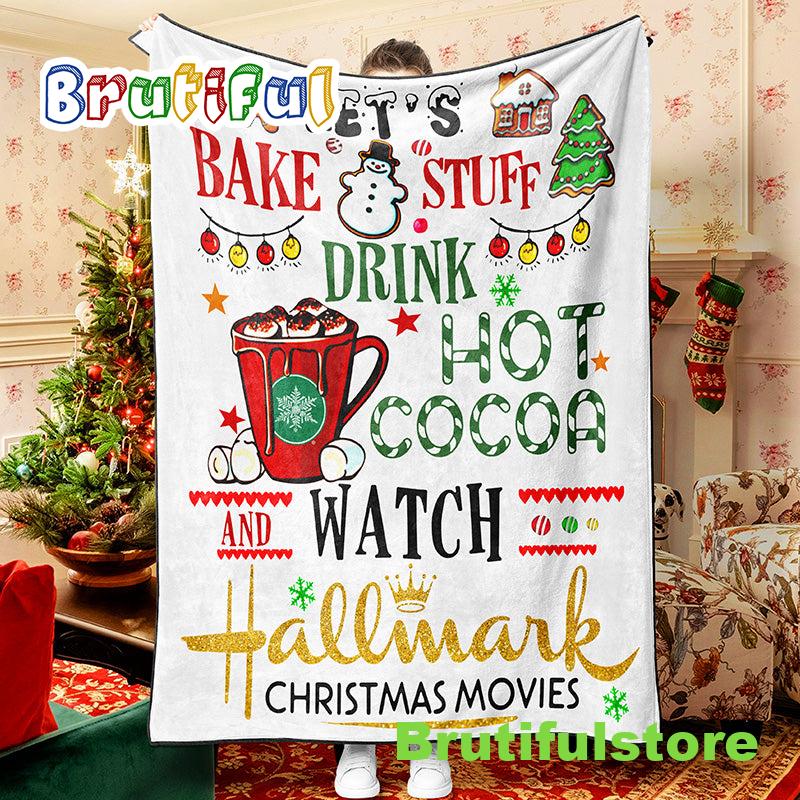 Hot Cocoa Christmas Blanket Hallmark Blanket