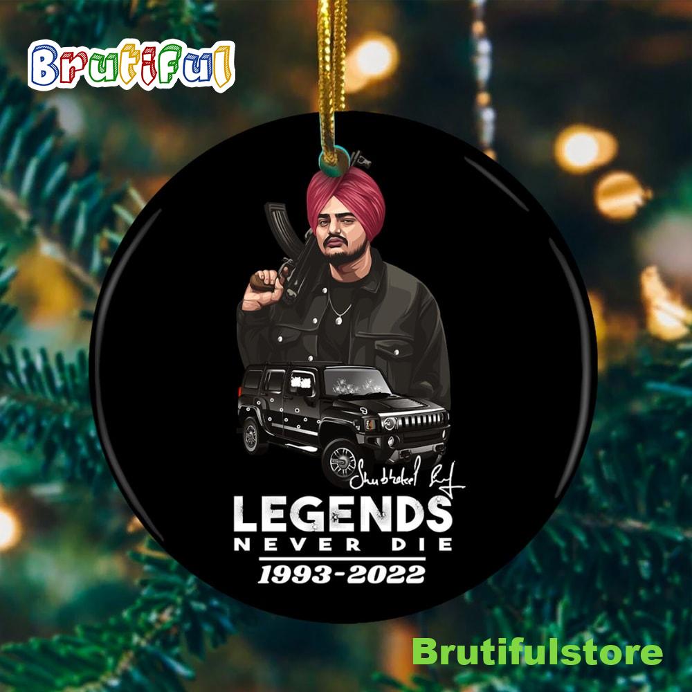 Legend Sidhu Moose Wala Hip Hop Christmas Ornament