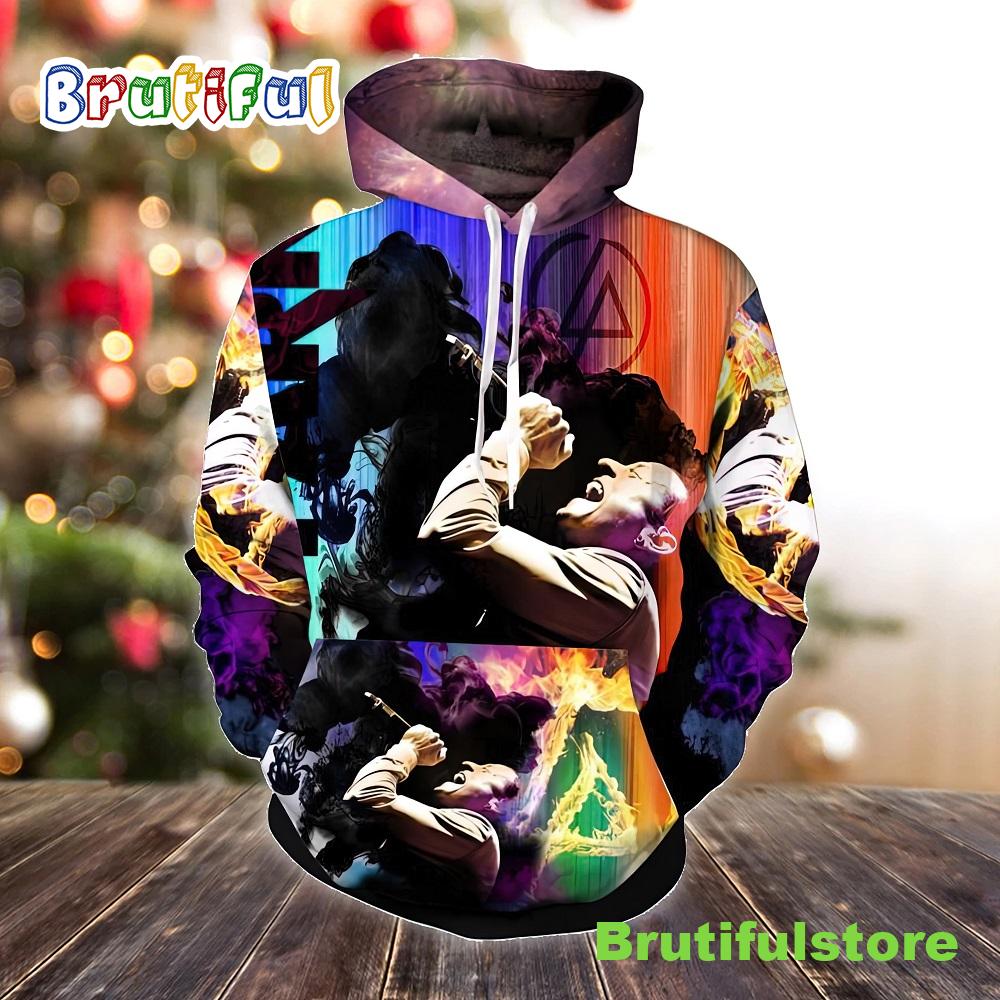 Linkin Park Bennington Christmas 3D All Over Printed Shirt