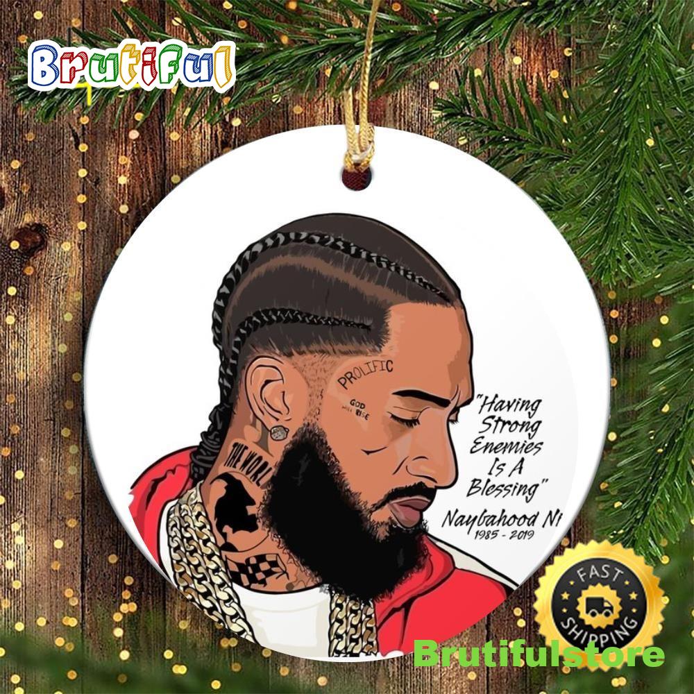 Nipsey Hussle Legendz Hip Hop Dancer Christmas Ornament