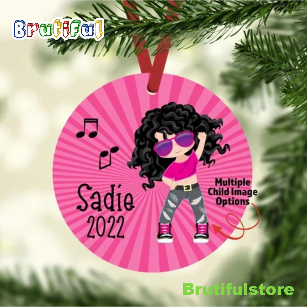 Personalized Hip Hop Dancer Gift 2022 Hiphop Christmas Ornament