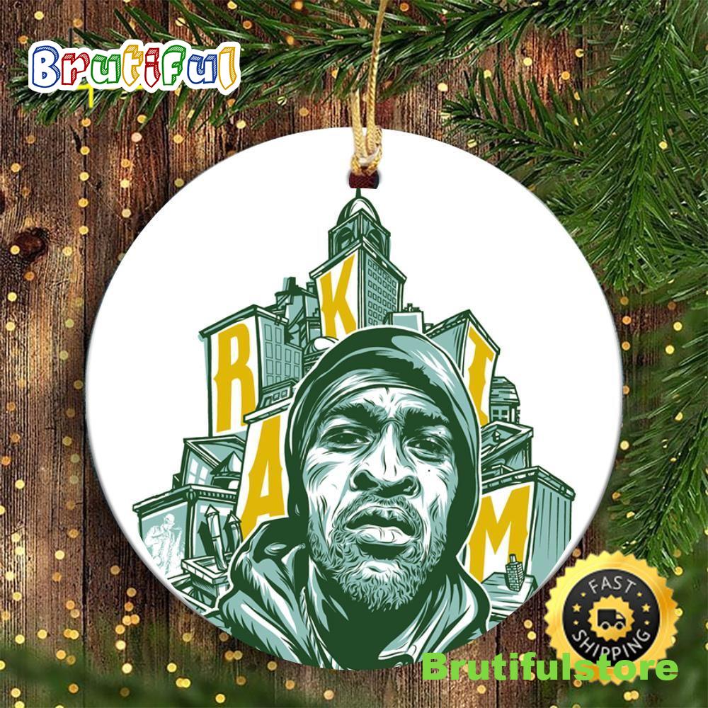 Rakim Art Music Hip Hop Dancer Christmas Ornament