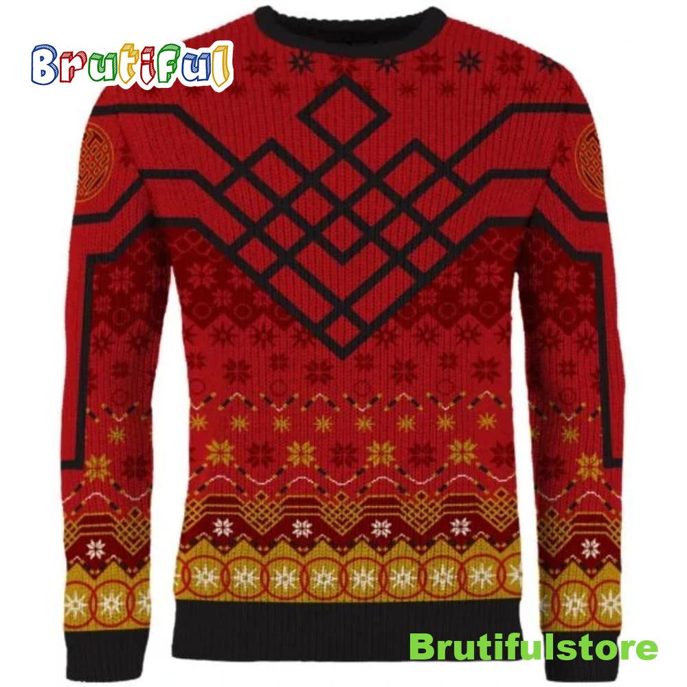 Shang Chi Ten Golden Rings Christmas Sweater