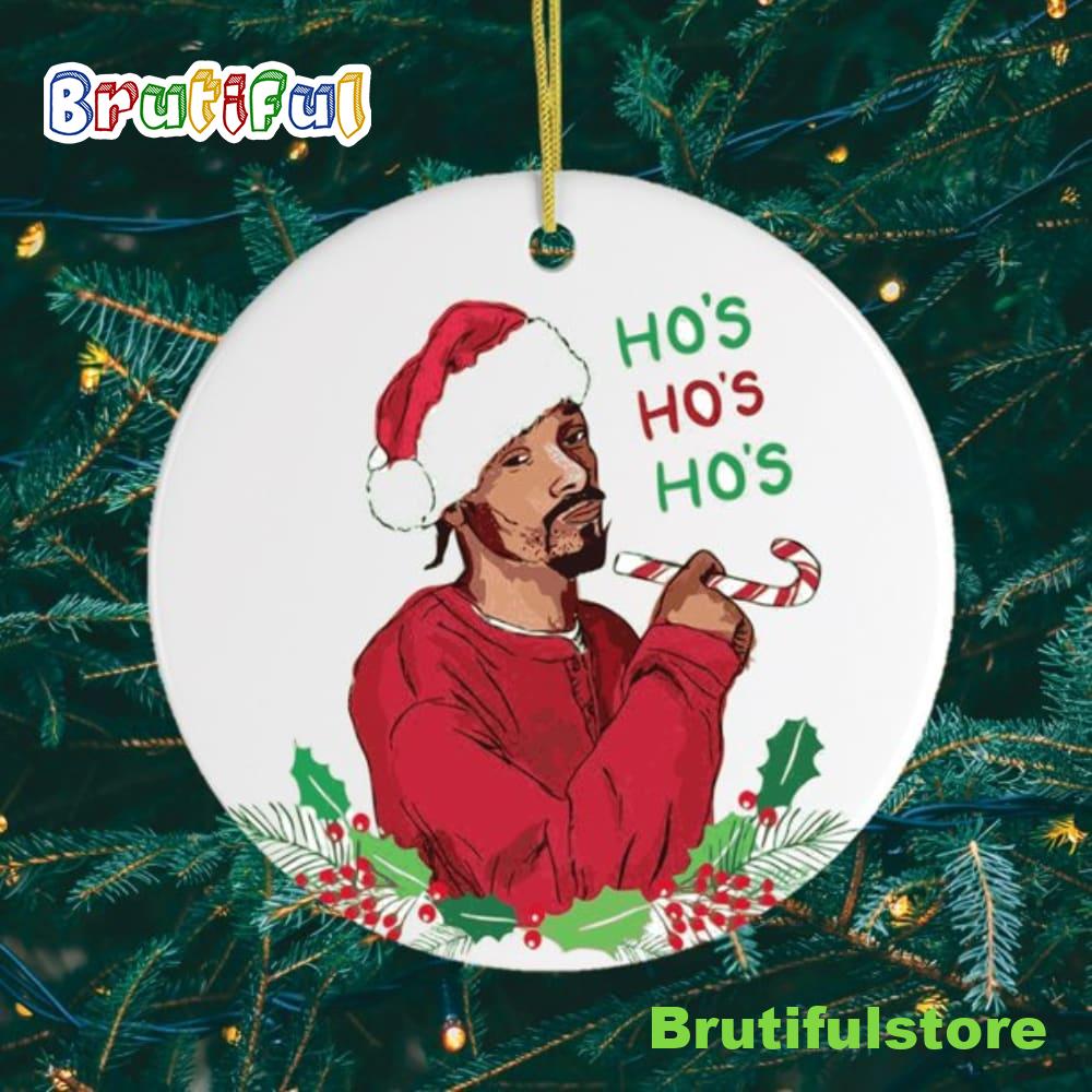 Snoop Dogg Funny Christmas 2022 Hiphop Christmas Ornament