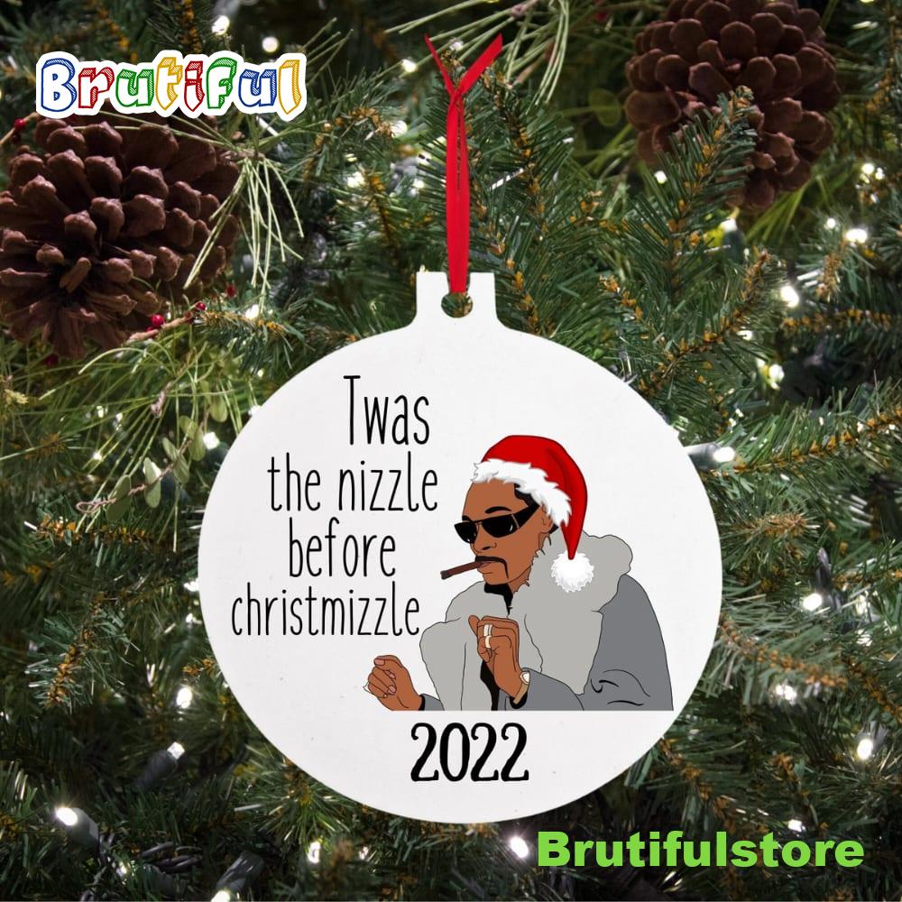 Snoop Dogg Twas the Nizzle Before Hiphop Christmas Ornament