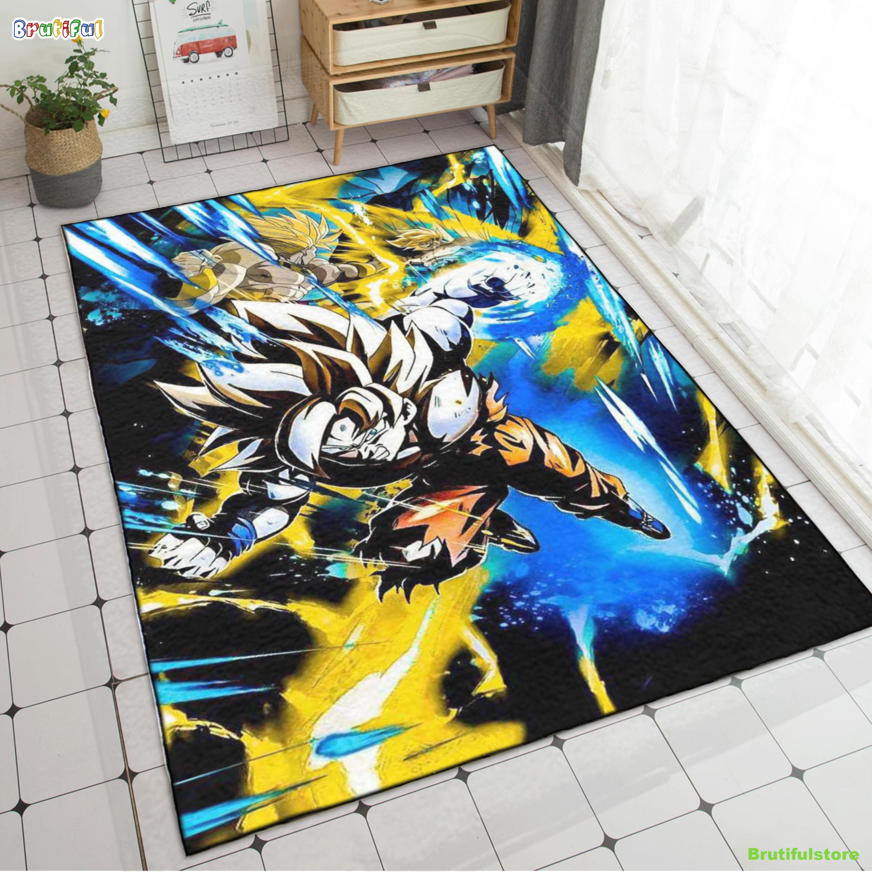 Super Saiyan Gogeta Rug Carpet