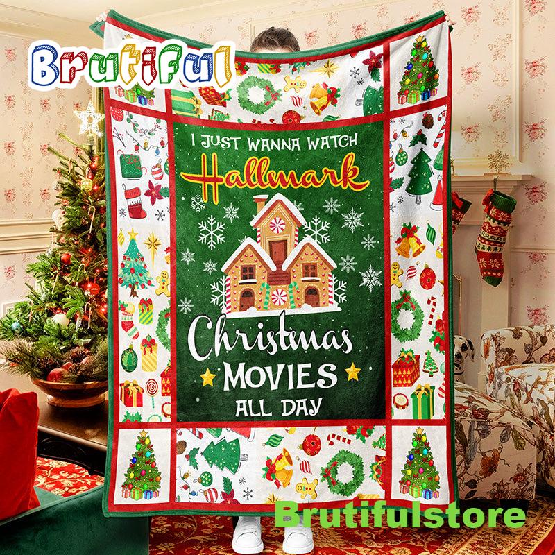 Sweet Home Christmas Movie Watching Blanket