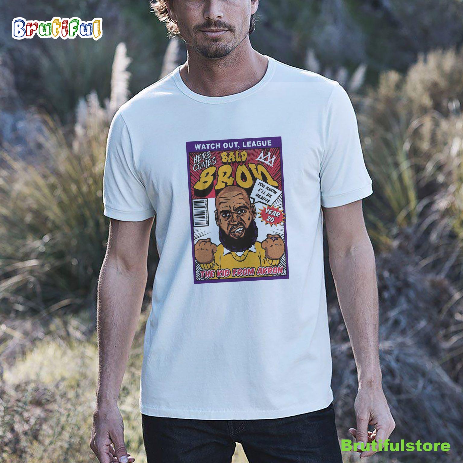 The Kid From Akron - Lebron James Unisex White T-shirt