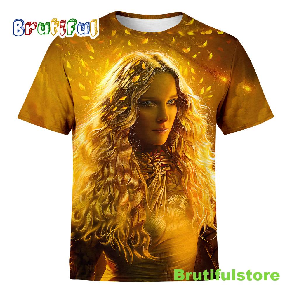 The Lord of the RingsThe Rings of Power Galadriel T shirt All Over Print Shirt