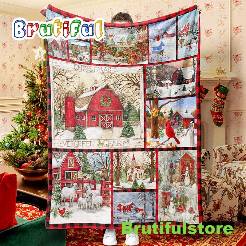 Warm Home Christmas Blanket