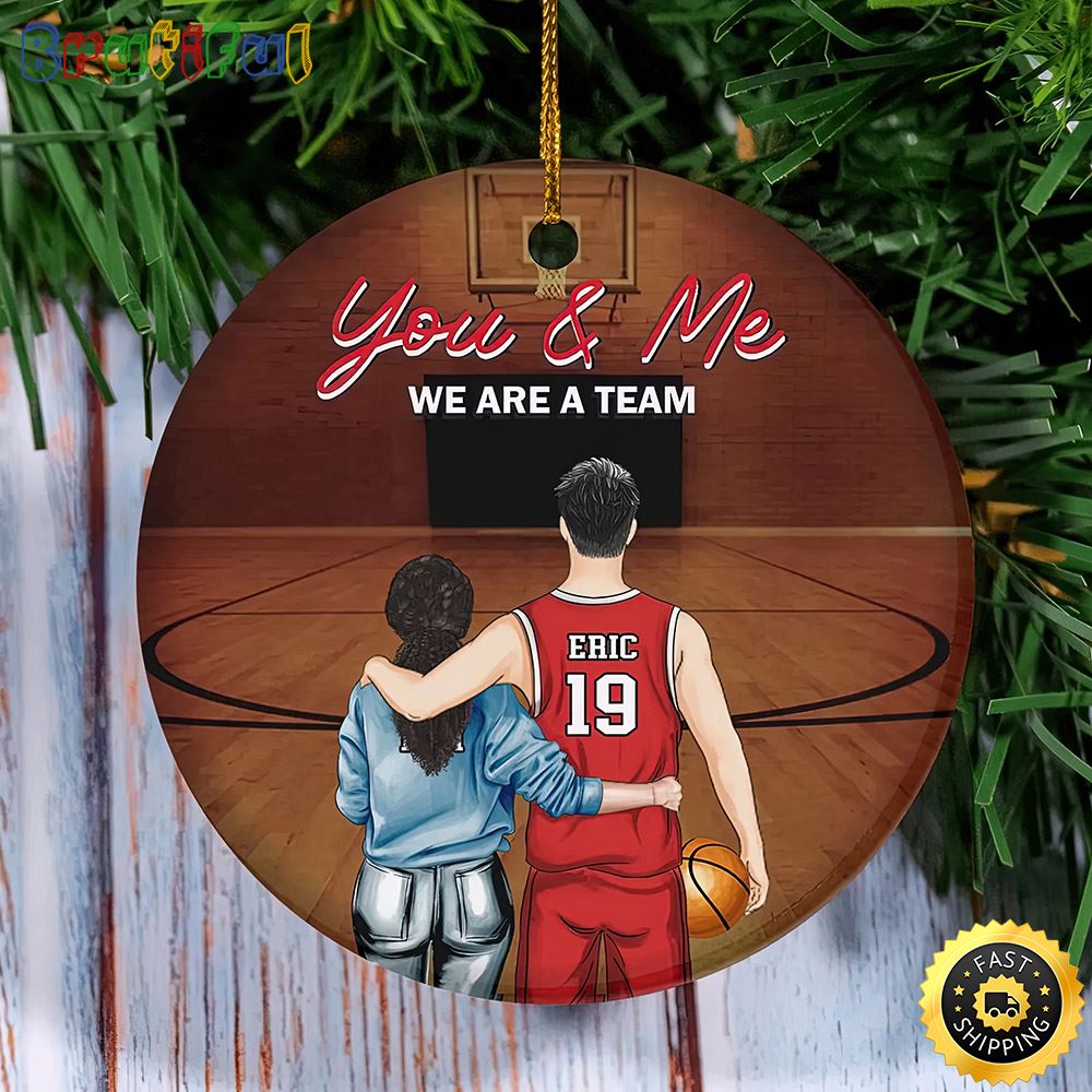 We Are A Team Christmas 2022 NBA Christmas Ornaments