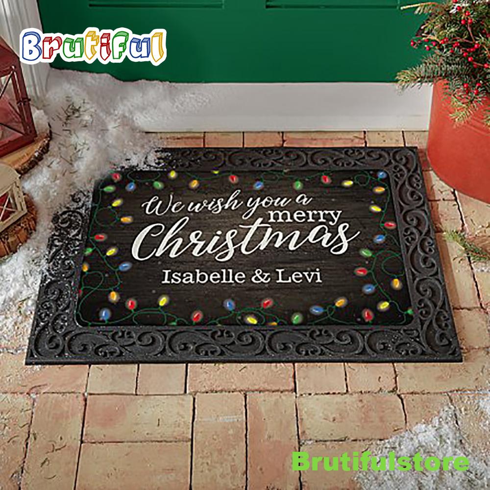 We Wish You a Merry Christmas Doormat