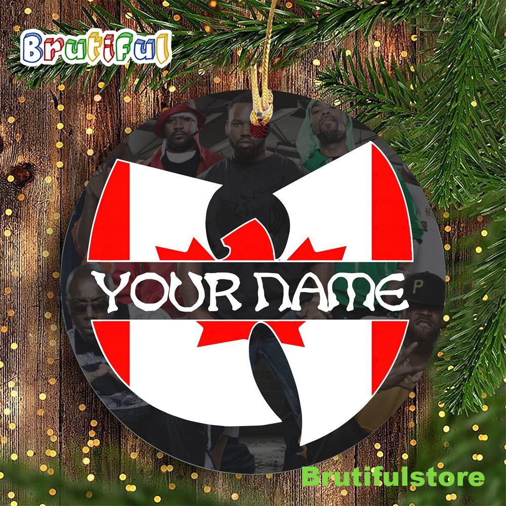 Wu tang Clan Logo Custom Canada Wu Tang Christmas Ornament 1