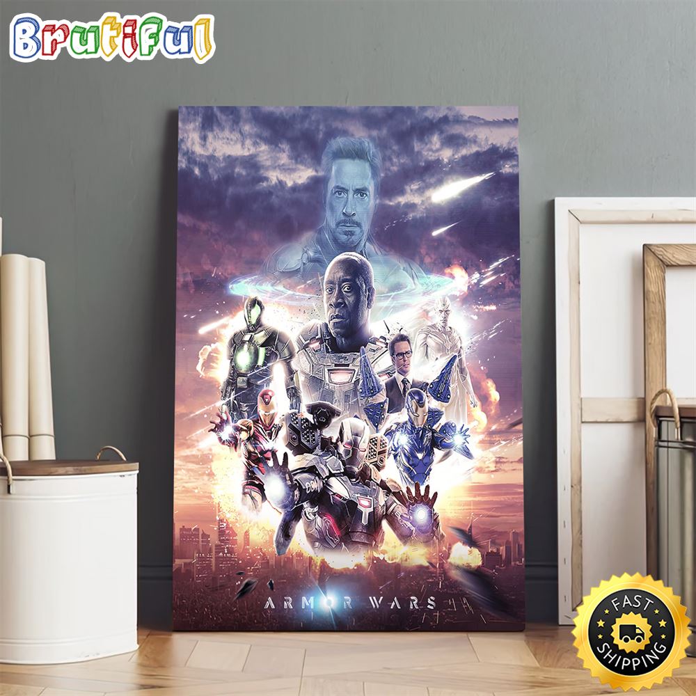 Armor Wars Marvel Cinematic Universe Poster Canvas 1