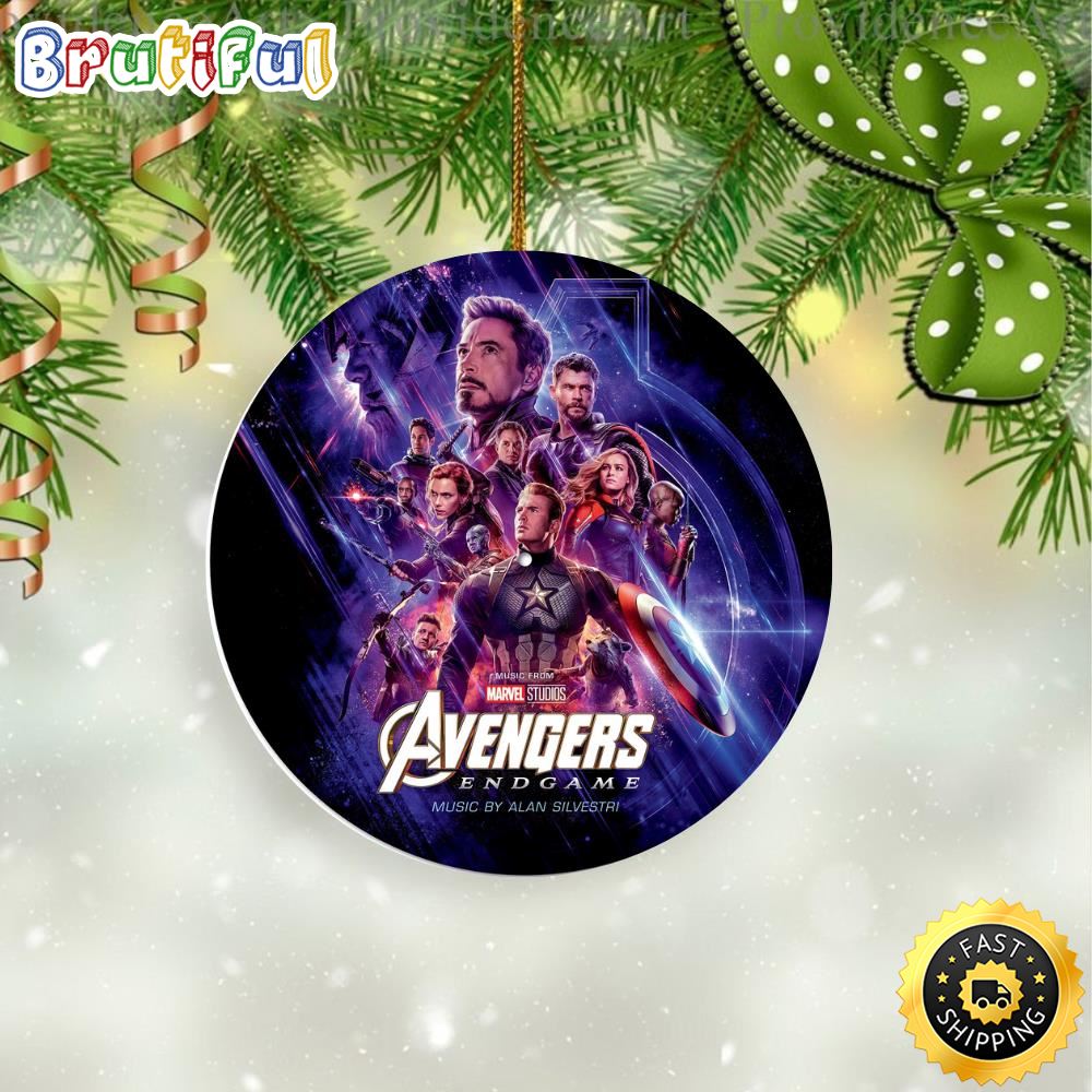 Avengers Endgame Movie Superhero Marvel Christmas Tree Ornament