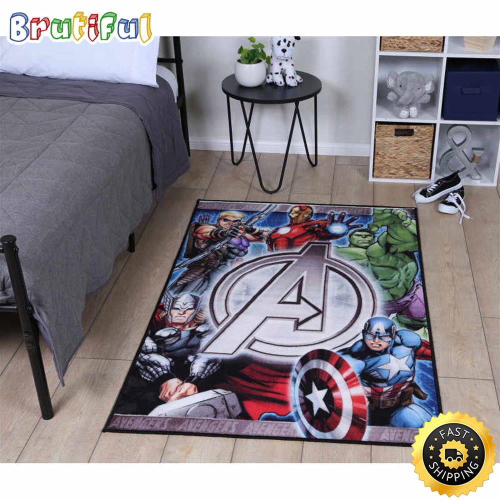 Avengers Logo Marvel Movies Merry Christmas 2022 Marvel Christmas Rug