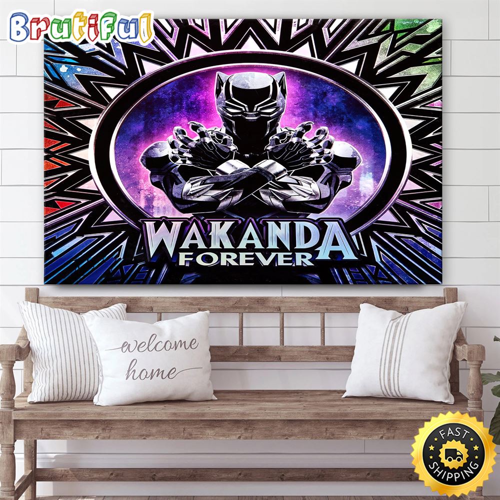 Avengers Wakanda Forever Poster Canvas