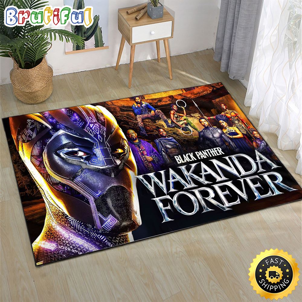 Black Panther 2 Wakanda Forever Poster Marvel Rug