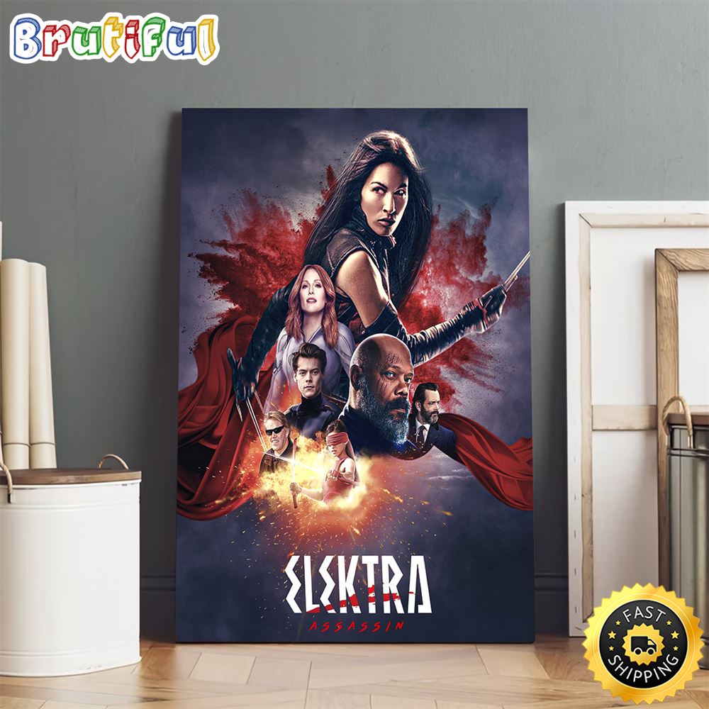 Elektra Assassin Marvel Unlimited Poster Canvas 1