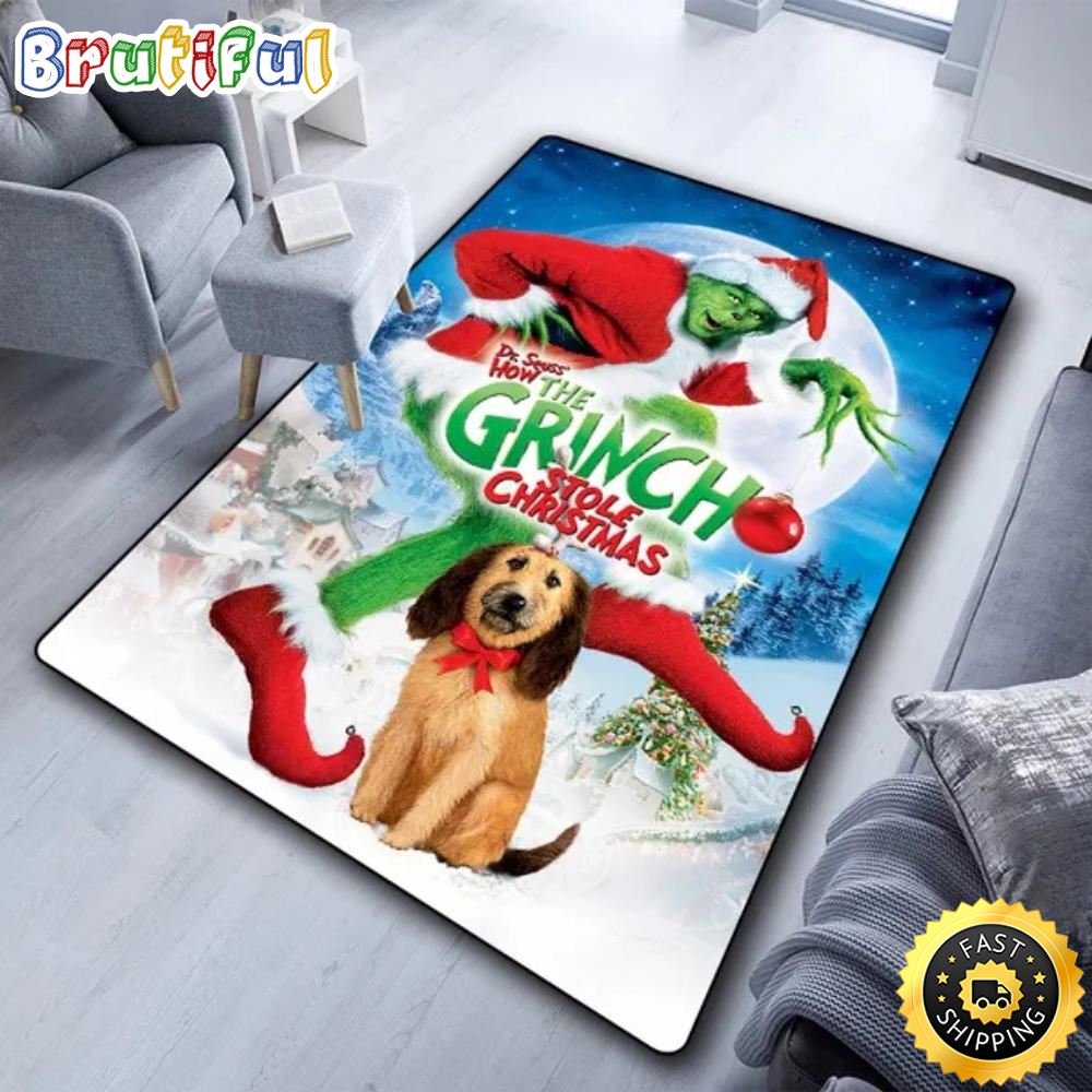 Grinch Dr. Seuss How The Grinch Stole Christmas Movie Grinch Area Rug