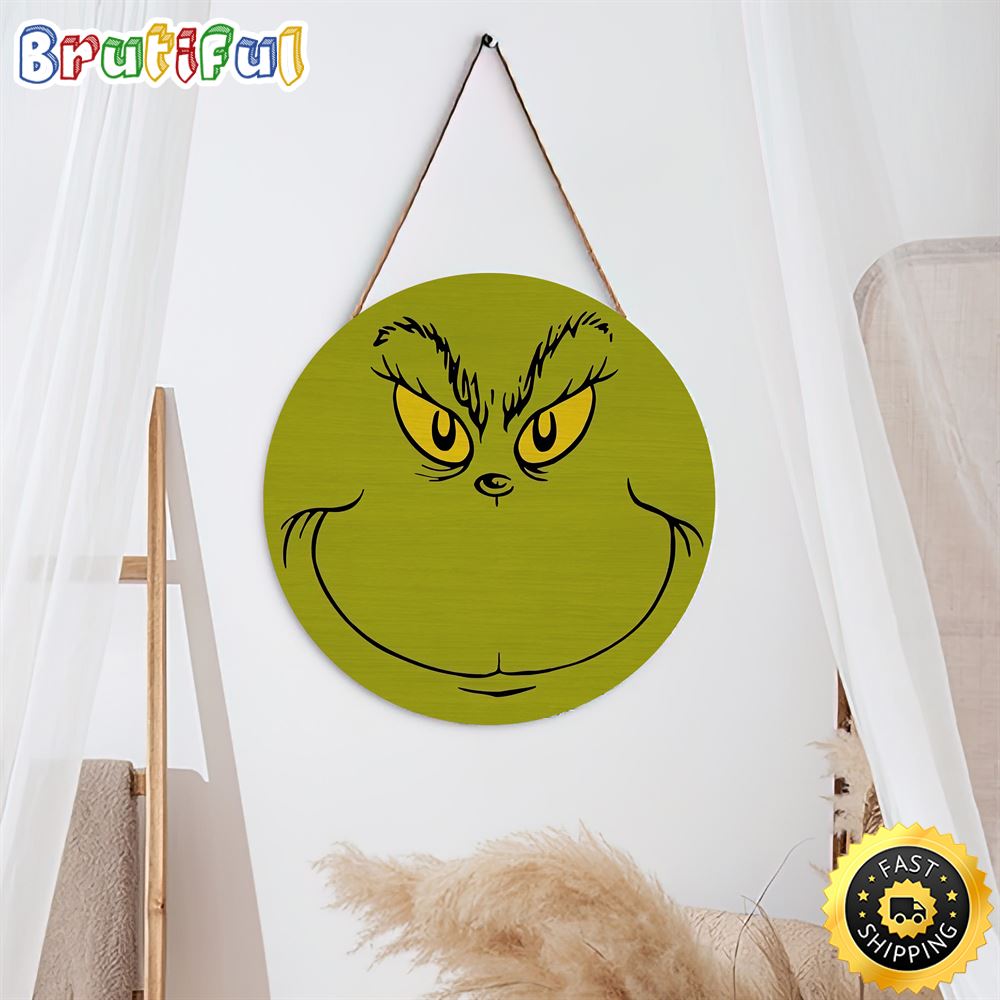 Grinch Face How The Grinch Stole Christmas 2022 Grinch Christmas Sign
