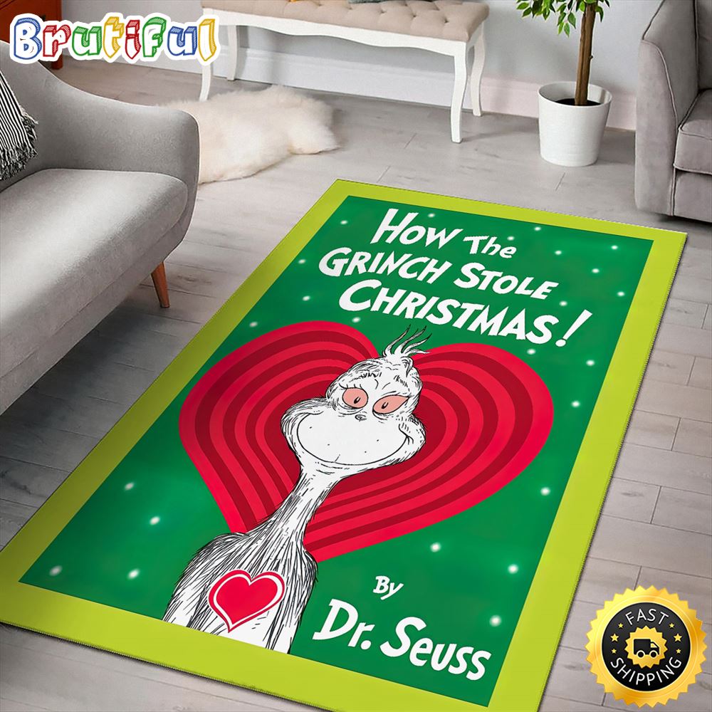 How The Grinch Stole Christmas My Grinch Love Grinch Christmas Rug