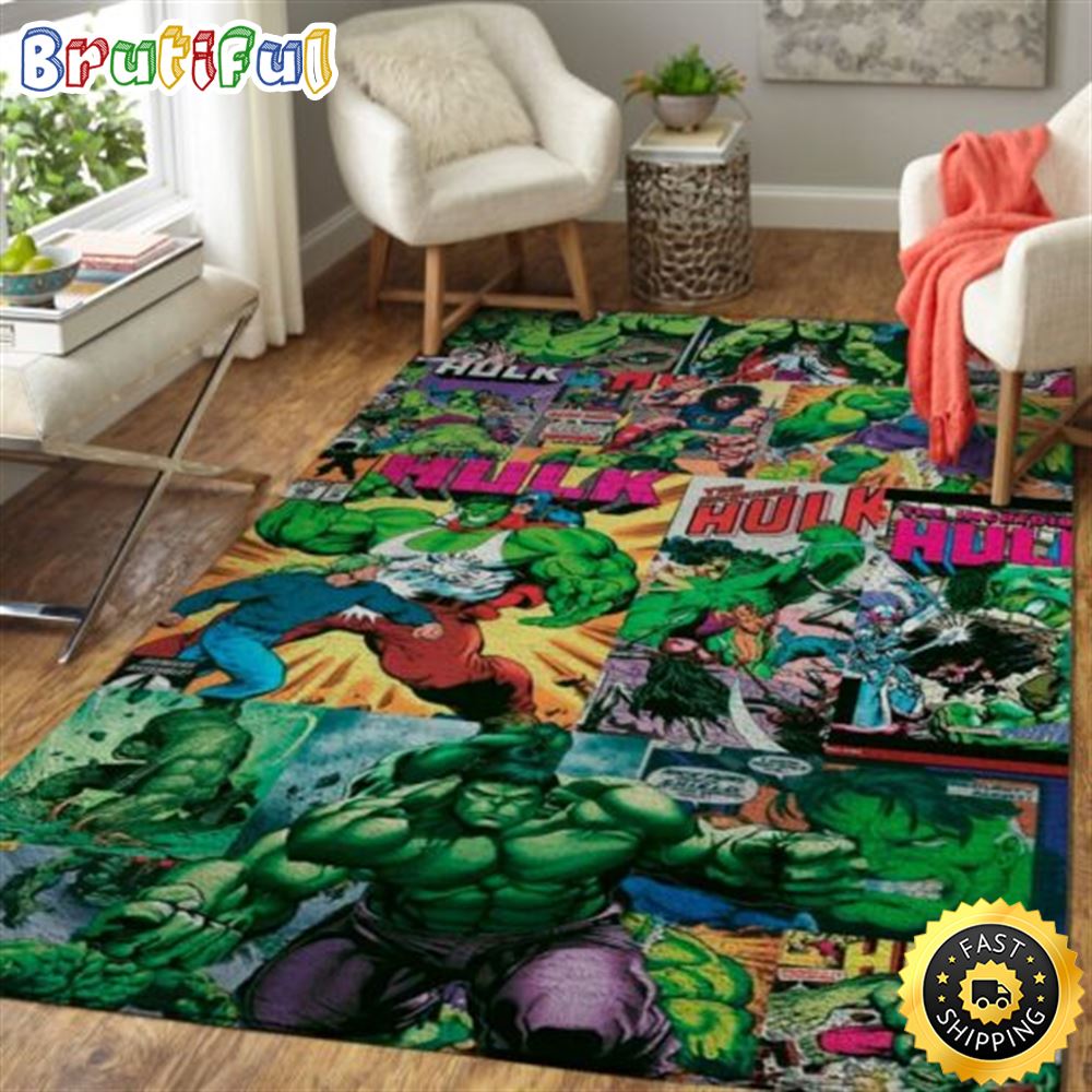 Hulk Avengers Marvel Movie 2022 Marvel Christmas Rug