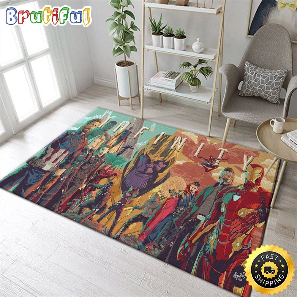 Infinity War Marvel Xmas Printing Marvel Christmas Rug