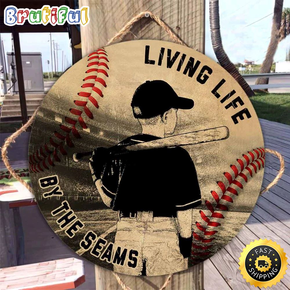 Living Life By The Seams Christmas 2022 Football Christmas Sign