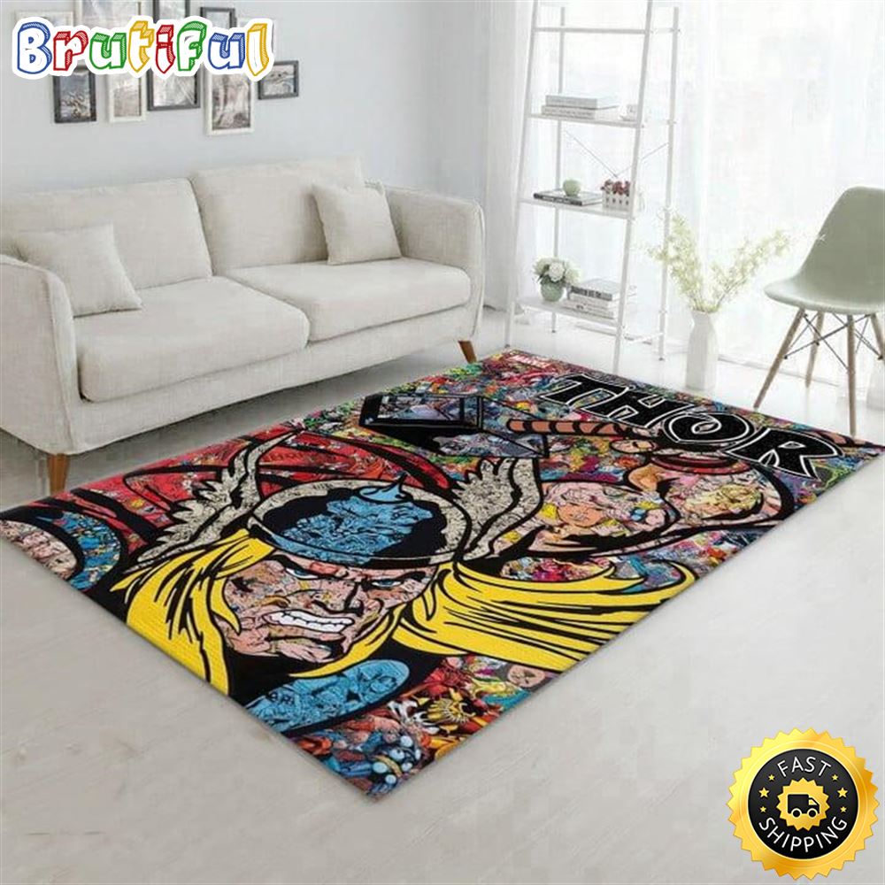 Marvel 2022 Thor Marvel Art Marvel Christmas Rug