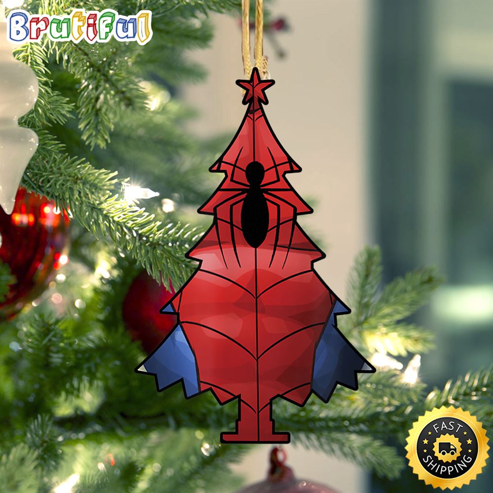 Marvel Christmas Spider Man Tree Marvel Ornaments