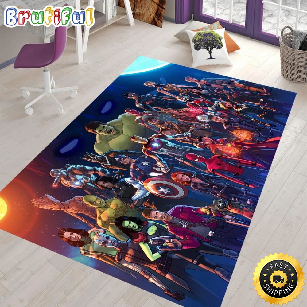 Marvel Comics Hot Movies Merry Christmas 2022 Marvel Christmas Rug