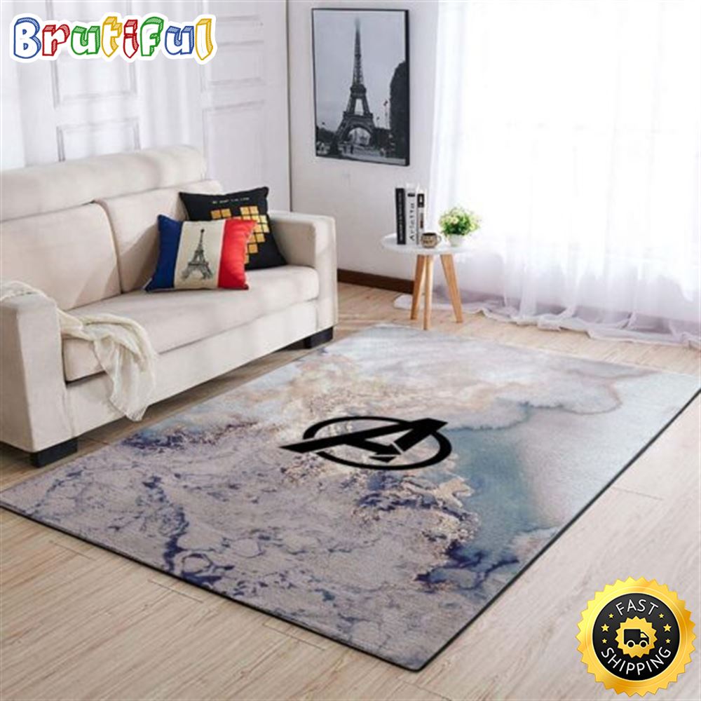 Marvel Movie 2022 The Avengers Logo Marvel Christmas Rug