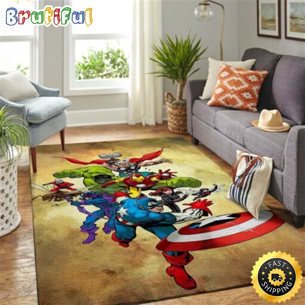 Marvel Superhero Avengers Marvel Movies Chrismas 2022 Marvel Christmas Rug