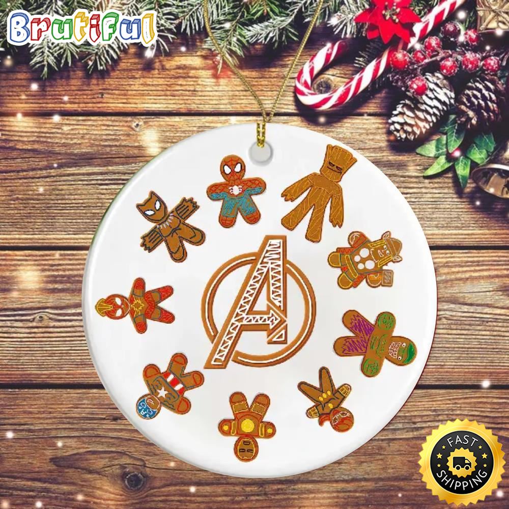 Merry Christmas Avengers Funny Xmas Gift Hallmark Marvel Christmas Ornament